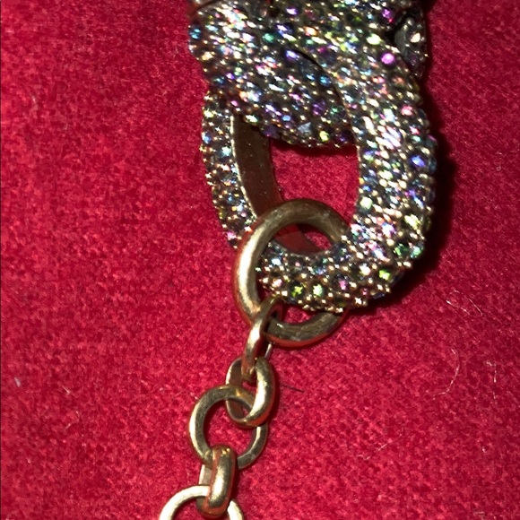 J Crew Multi-Color Pave Link Bracelet - Picture 3 of 5